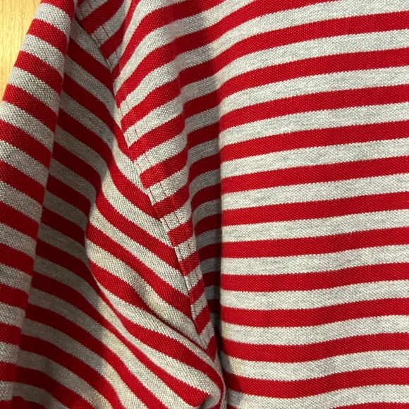 Ohio State Buckeyes Red & Gray Striped Large Polo Shirt CS Crable Sportswear - Picture 9 of 10